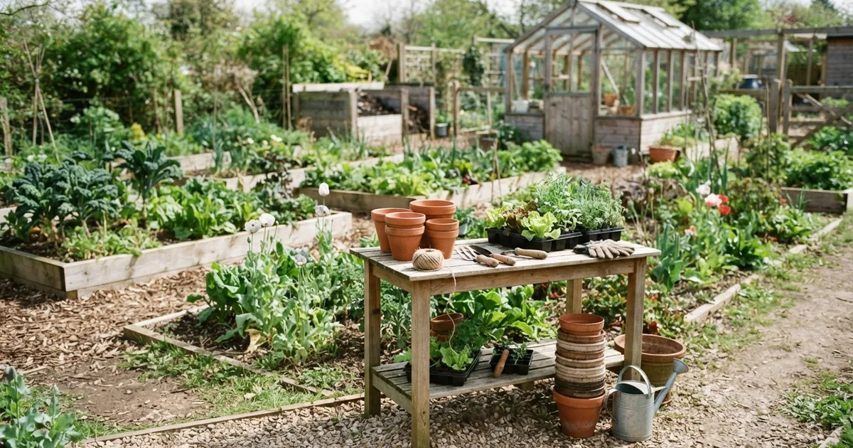 Übersichtliche Benutzeroberfläche einer Software zur Gartenplanung online auf einem Laptop im Garten