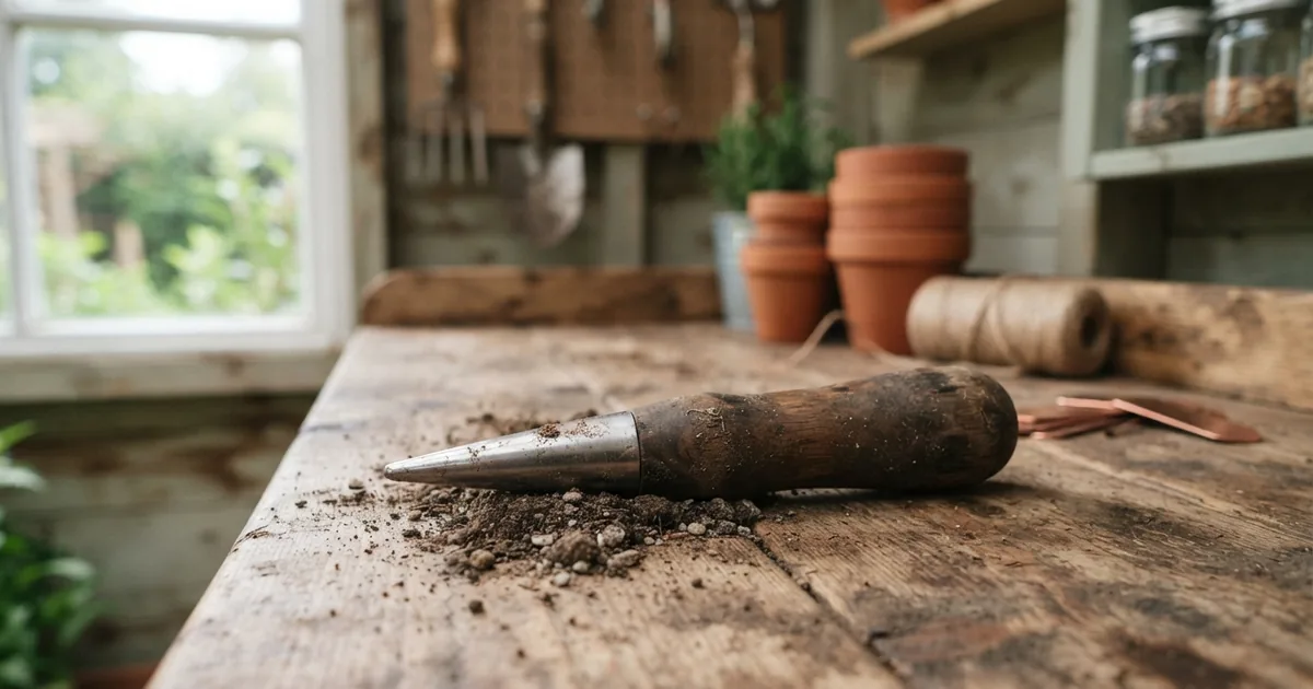 Selbstversorgung im kleineren Garten mit angelegten Gemüsebeeten und frischem Grün