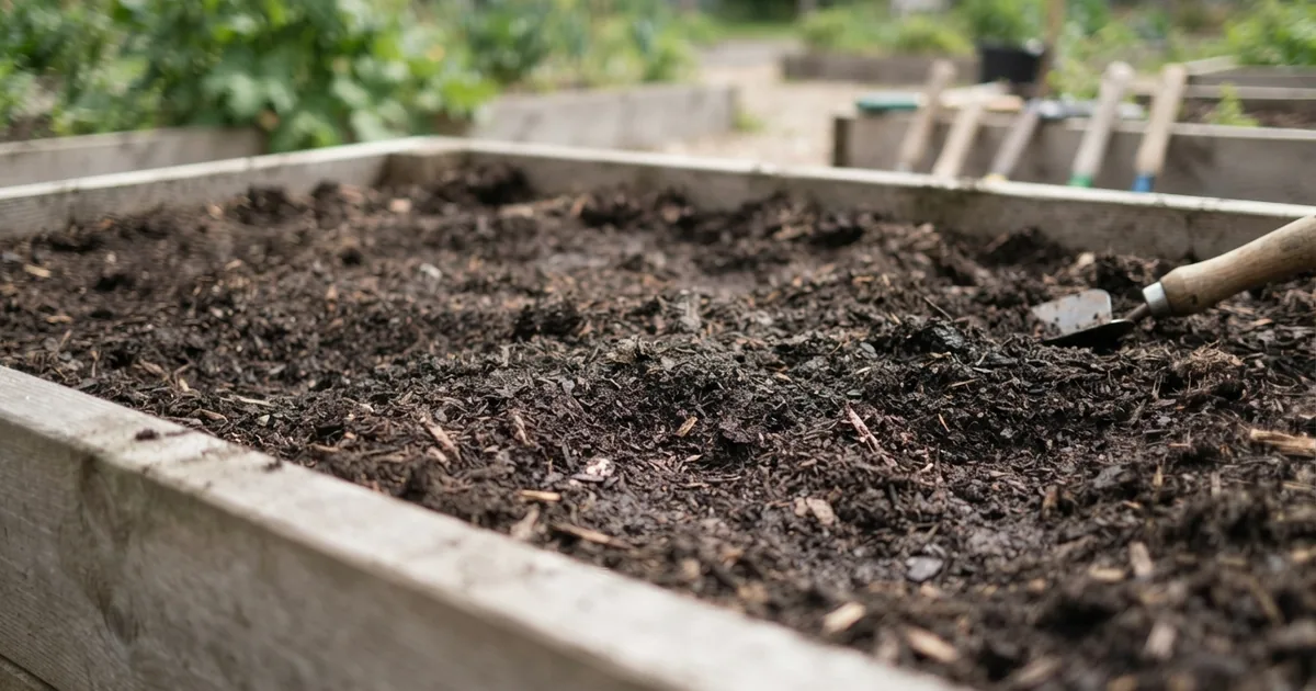 Hochbeet anlegen und schichten im eigenen Garten